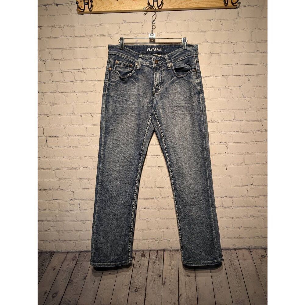 Flypaper mens straight leg slim jeans size 30x32 *